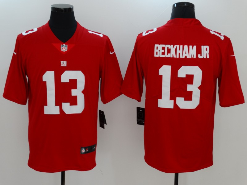 Men’s New York Giants Odell Beckham Jr. #13 Red Jersey