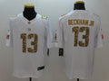 Men’s New York Giants Odell Beckham Jr. #13 White Authentic Jersey