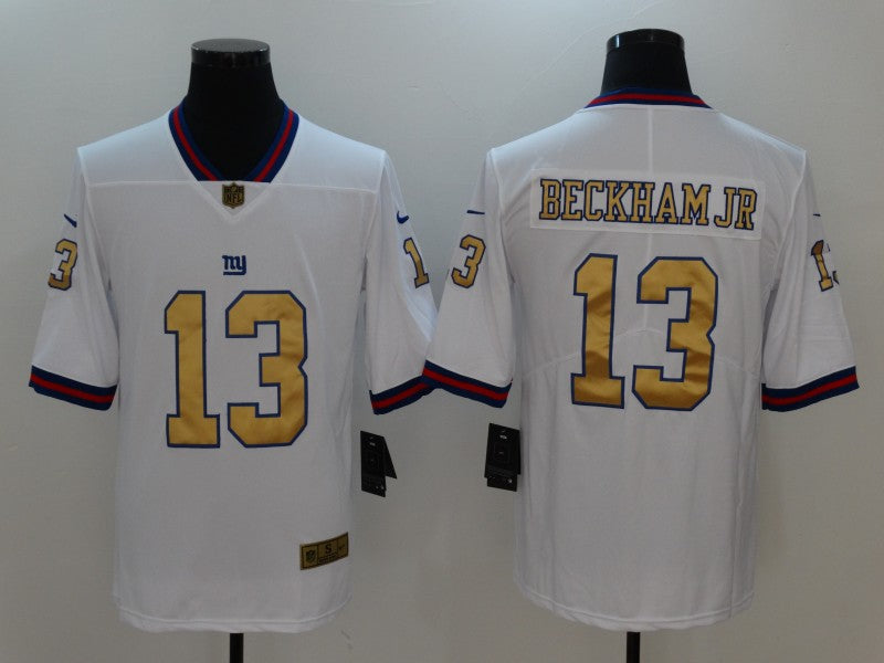 Men’s New York Giants Odell Beckham Jr. #13 White Jersey