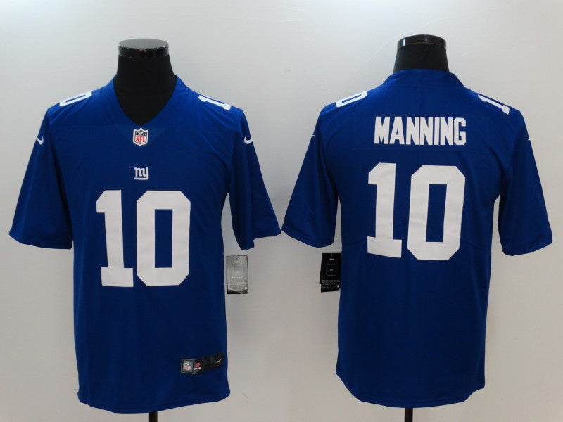 Men’s New York Giants Retired Player #10 Eli Manning Nike Royal Team Color Vapor Untouchable Limited Jersey