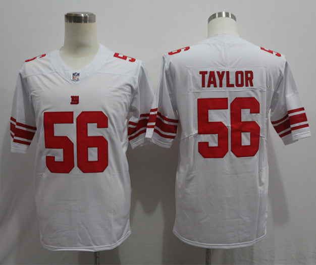 Men’s New York Giants Retired Player #56 Lawrence Taylor Nike White Vapor Untouchable Limited Jersey
