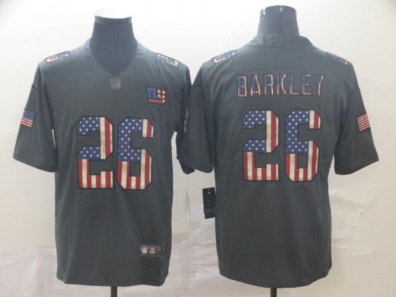 Men’s New York Giants Saquon Barkley #26 Black Alternate Jersey