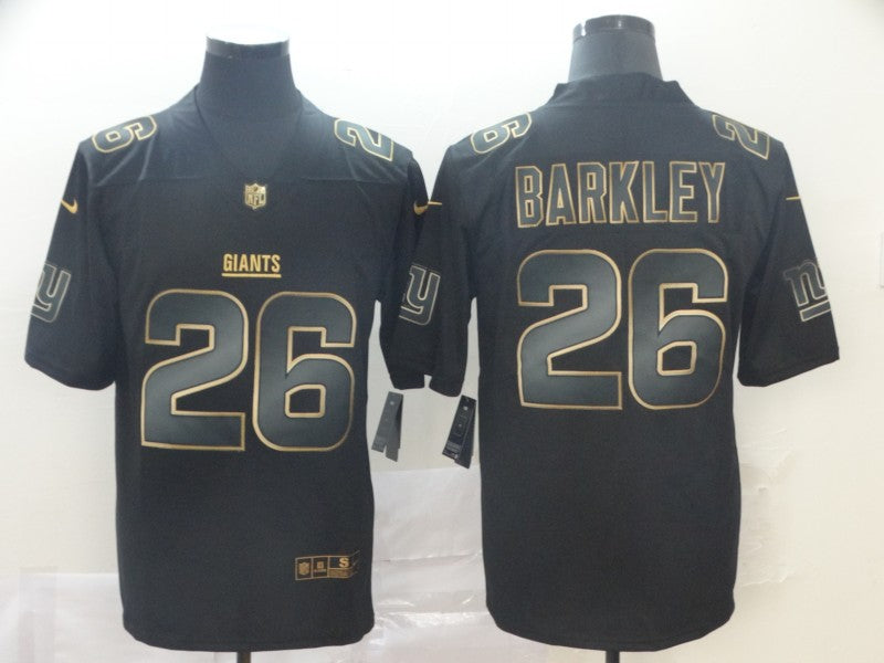 Men’s New York Giants Saquon Barkley #26 Black Jersey