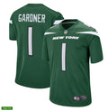 Men’s New York Jets #1 Ahmad Sauce Gardner Nike Gotham Green Vapor Limited Jersey