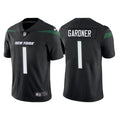 Men’s New York Jets #1 Ahmad Sauce Gardner Nike Stealth Black Alternate Limited Jersey