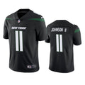 Men’s New York Jets #11 Jermaine Johnson II Nike Stealth Black Alternate Limited Jersey