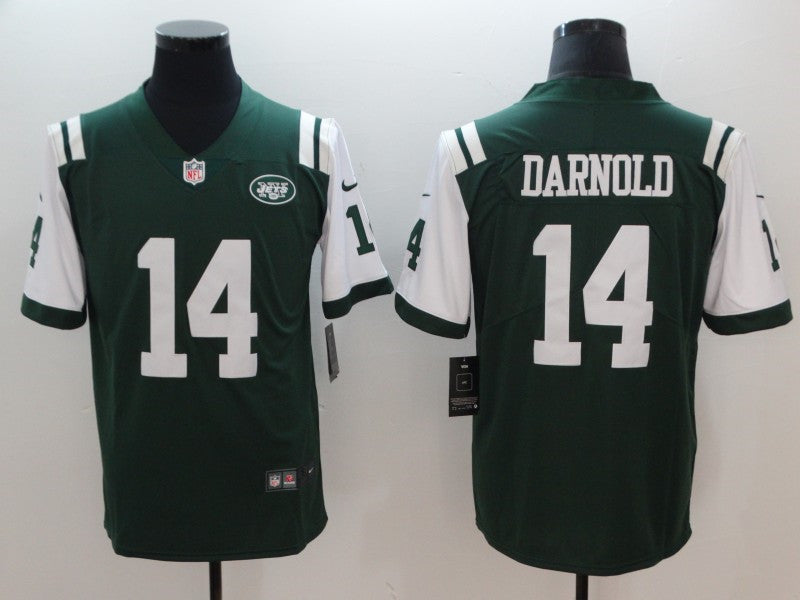 Men’s New York Jets #14 Sam Darnold Previous Green Nike NFL Vapor Limited Jersey