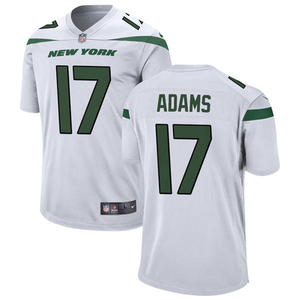 Men’s New York Jets #17 Davante Adams Nike Home White Vapor Limited Jersey