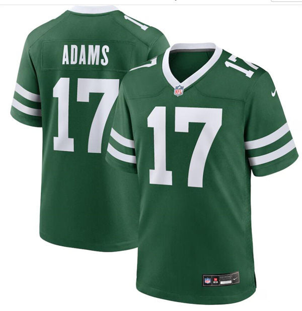 Men’s New York Jets #17 Davante Adams Nike Legacy Green Vapor F.U.S.E. Limited Jersey
