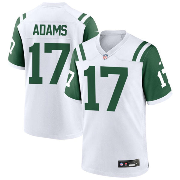Men’s New York Jets #17 Davante Adams White Alternate Classic Jersey