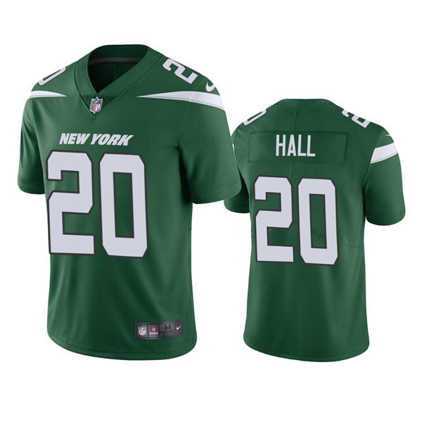 Men’s New York Jets #20 Breece Hall Nike Gotham Green Vapor Limited Jersey