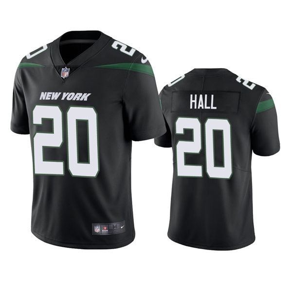 Men’s New York Jets #20 Breece Hall Nike Stealth Black Alternate Limited Jersey