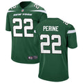 Men’s New York Jets #22 La’Mical Perine Nike Gotham Green Vapor Limited Jersey