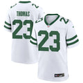 Men’s New York Jets #23 Azareye’h Thomas Nike White Vapor Legacy F.U.S.E. Limited Jersey