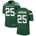 Men’s New York Jets #25 Ty Johnson Nike Gotham Green Vapor Limited Jersey