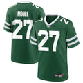 Men’s New York Jets #27 Malachi Moore Nike Green Vapor Legacy F.U.S.E. Limited Jersey