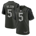 Men’s New York Jets #5 Garrett Wilson Gotham Green 2025 Rivalries Collection Limited Jersey