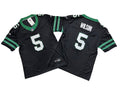 Men’s New York Jets #5 Garrett Wilson Nike Black Alternate Legacy Game Jersey