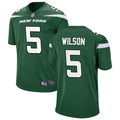 Men’s New York Jets #5 Garrett Wilson Nike Gotham Green Vapor Limited Jersey