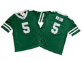 Men’s New York Jets #5 Garrett Wilson Nike Green Legacy Game Jersey