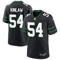 Men’s New York Jets #54 Javon Kinlaw Nike Black Alternate Legacy Game Jersey