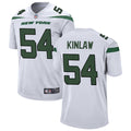Men’s New York Jets #54 Javon Kinlaw Nike White Vapor Limited Jersey
