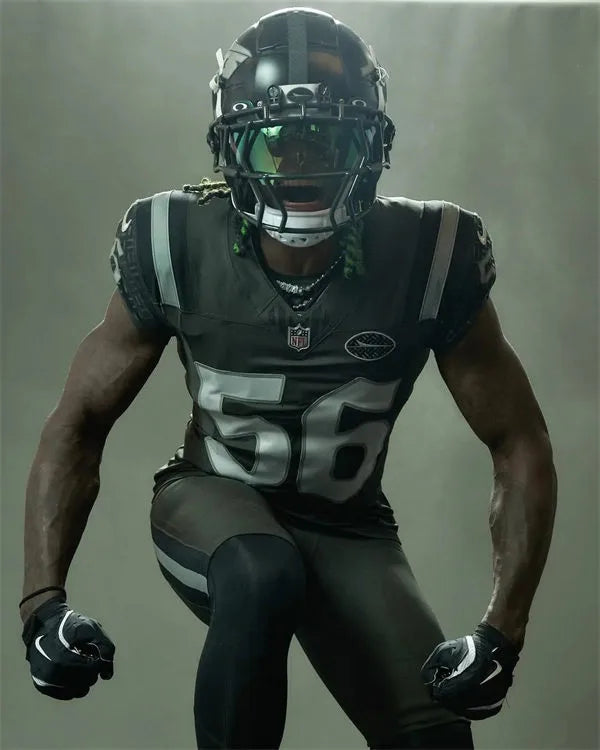 Men’s New York Jets #56 Quincy Williams Gotham Green 2025 Rivalries Collection Limited Jersey