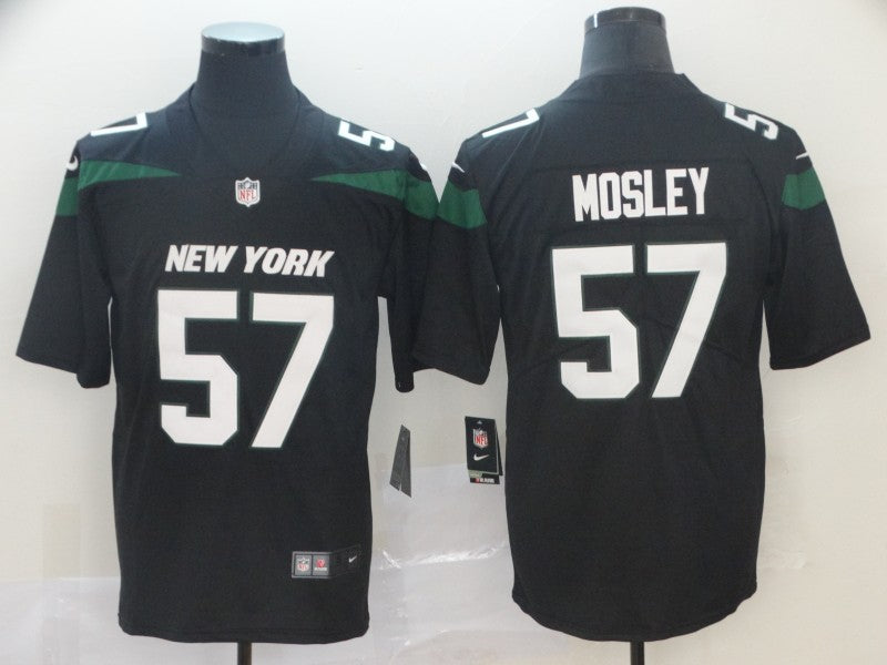 Men’s New York Jets #57 C. J. Mosley  Black Nike NFL Vapor Limited Jersey