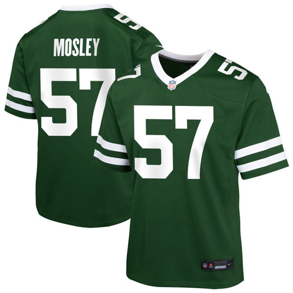 Men’s New York Jets #57  C. J. Mosley Nike Green Legacy Game Jersey