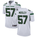 Men’s New York Jets #57 C.J. Mosley Nike White Vapor Limited Jersey