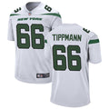 Men’s New York Jets #66 Joe Tippmann Nike Home White Vapor Limited Jersey