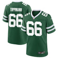Men’s New York Jets #66 Joe Tippmann Nike Legacy Green Vapor F.U.S.E. Limited Jersey