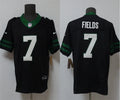 Men’s New York Jets #7 Justin Fields Nike Black Alternate Legacy Game Jersey