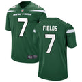 Men’s New York Jets #7 Justin Fields Nike Gotham Green Vapor Limited Jersey