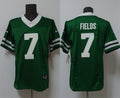 Men’s New York Jets #7 Justin Fields Nike Legacy Green Vapor F.U.S.E. Limited Jersey