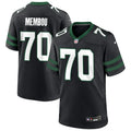 Men’s New York Jets #70 Armand Membou Nike Black Alternate Legacy F.U.S.E. Limited Jersey