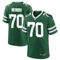 Men’s New York Jets #70 Armand Membou Nike Green Vapor Legacy F.U.S.E. Limited Jersey