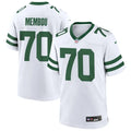 Men’s New York Jets #70 Armand Membou Nike White Vapor Legacy F.U.S.E. Limited Jersey