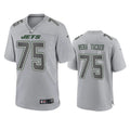 Mens New York Jets #75 Alijah Vera-Tucker Gray Atmosphere Fashion Game Jersey