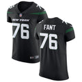 Mens New York Jets #76 George Fant  Nike Black Alternate Limited Jersey