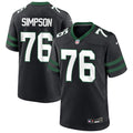 Men’s New York Jets #76 John Simpson Nike Black Alternate Legacy Game Jersey