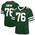 Men’s New York Jets #76 John Simpson Nike Green Legacy Game Jersey