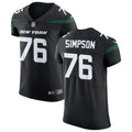 Men’s New York Jets #76 John Simpson Nike Stealth Black Alternate Limited Jersey