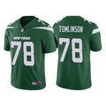 Men’s New York Jets #78 Laken Tomlinson Nike Gotham Green Vapor Limited Jersey