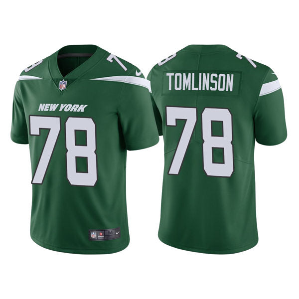 Men’s New York Jets #78 Laken Tomlinson Nike Gotham Green Vapor Limited Jersey