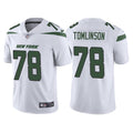 Men’s New York Jets #78 Laken Tomlinson Nike White Vapor Limited Jersey