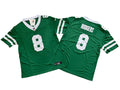 Men’s New York Jets #8 Aaron Rodgers Nike Green Legacy Game Jersey