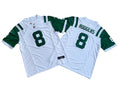 Men’s New York Jets #8 Aaron Rodgers White Alternate Classic Jersey