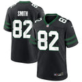 Men’s New York Jets #82 Arian Smith Nike Black Alternate Legacy F.U.S.E. Limited Jersey