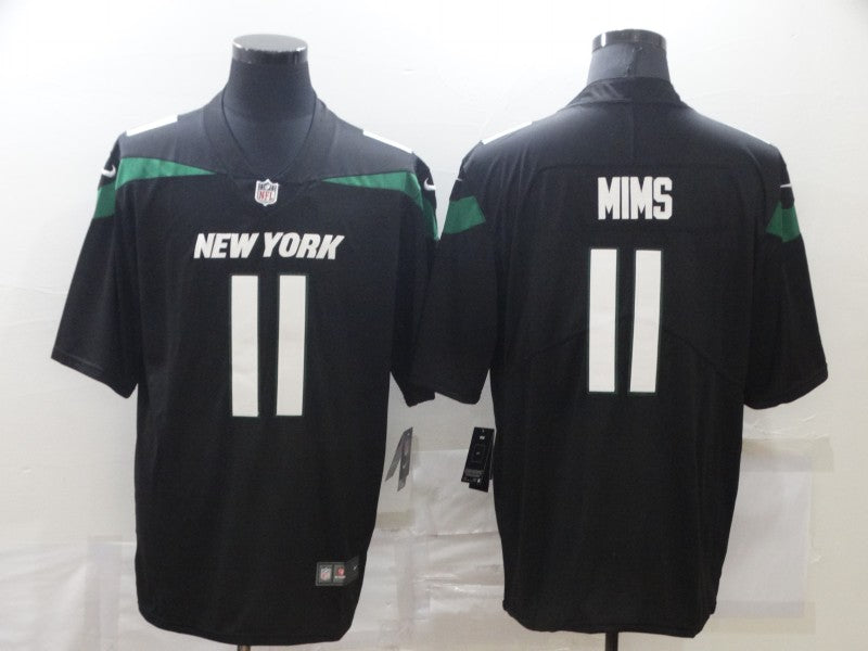Men’s New York Jets Denzel Mims #11 Black Jersey